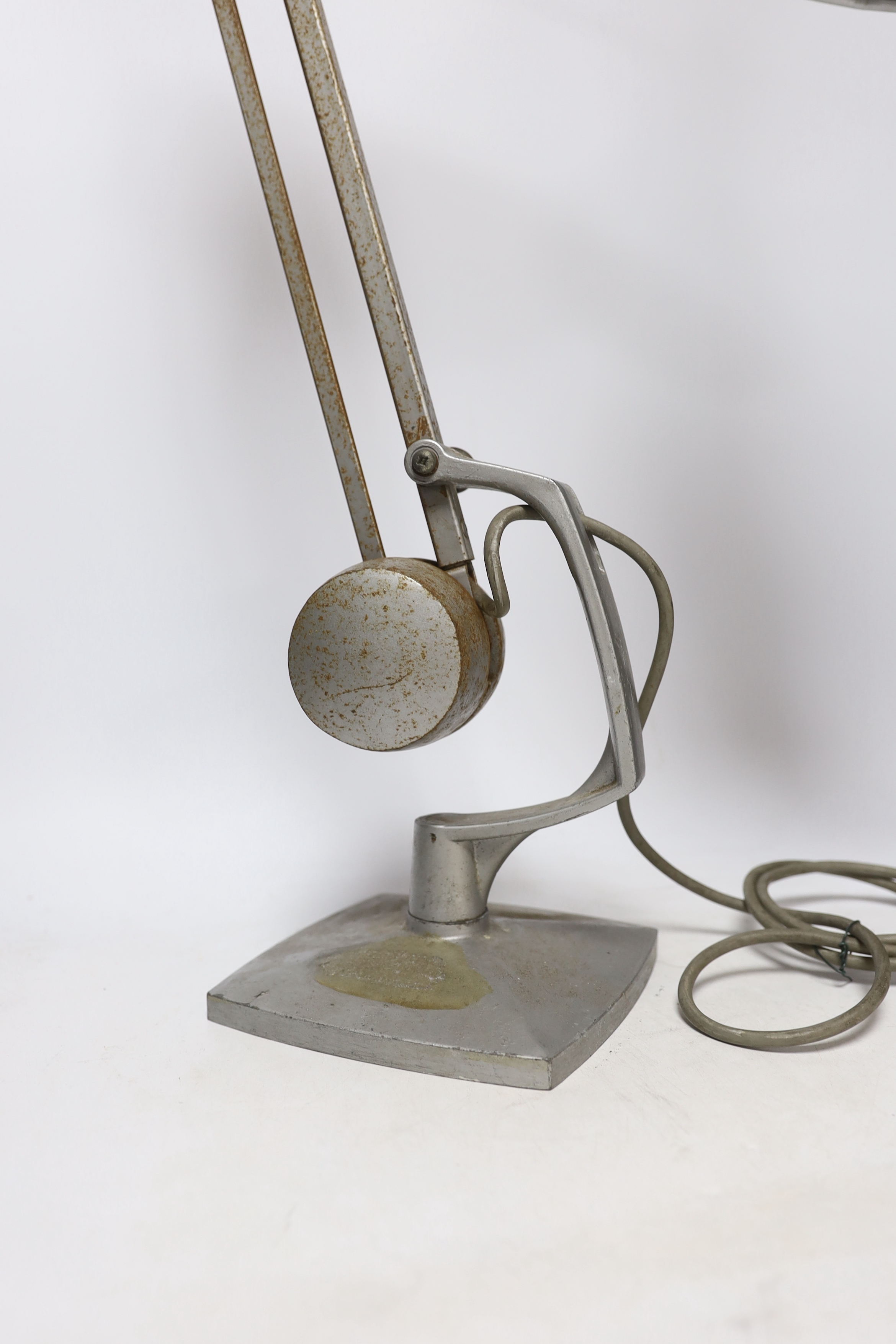 A Horstman anglepoise lamp, 84cm fill height